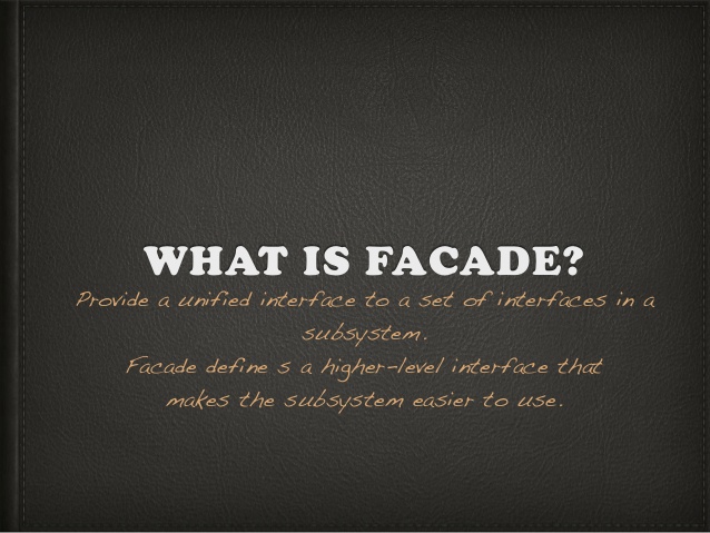 Facade definition antonym